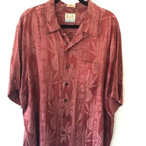* SOLD* Silk Jaquard Reyn Spooner Aloha Shirt